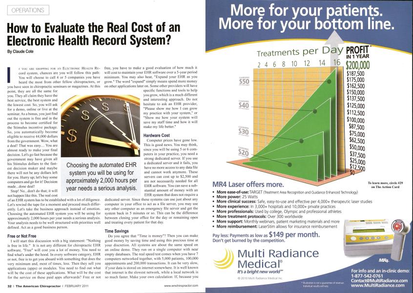 How to Evaluate the Real Cost of an Electronic Health Record System?