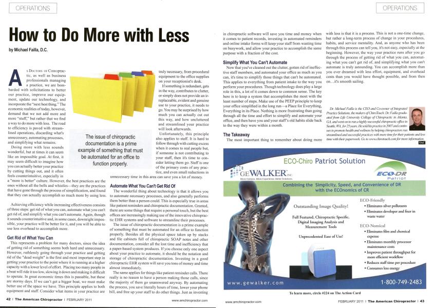 How to Do More with Less