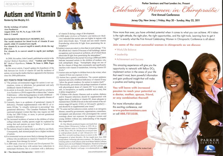 Autism and Vitamin D