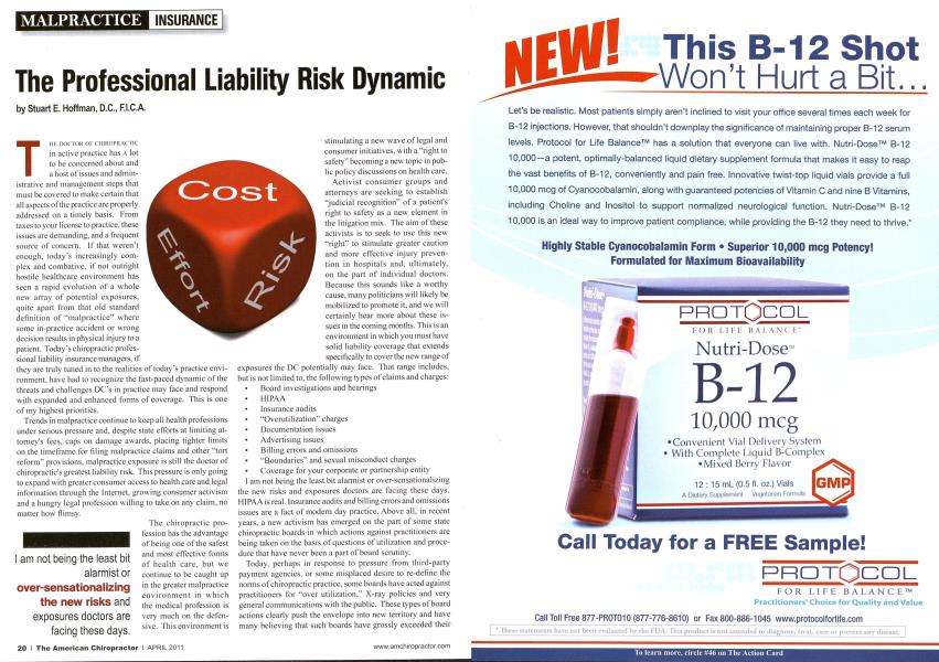 The Professional Liability Risk Dynamic