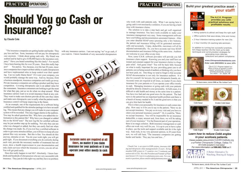 Should You go Cash or Insurance?