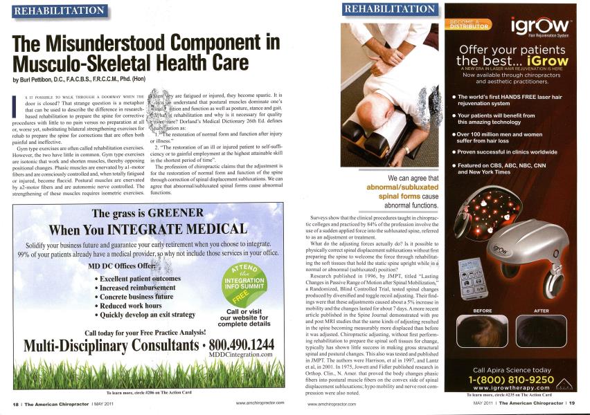 The Misunderstood Component in Musculo-Skeletal Health Care