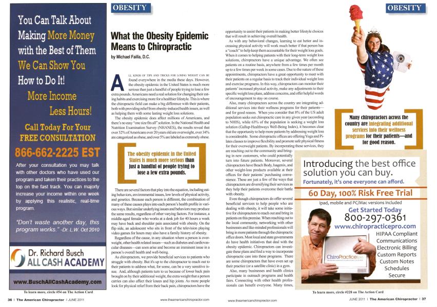 What the Obesity Epidemic Means to Chiropractic