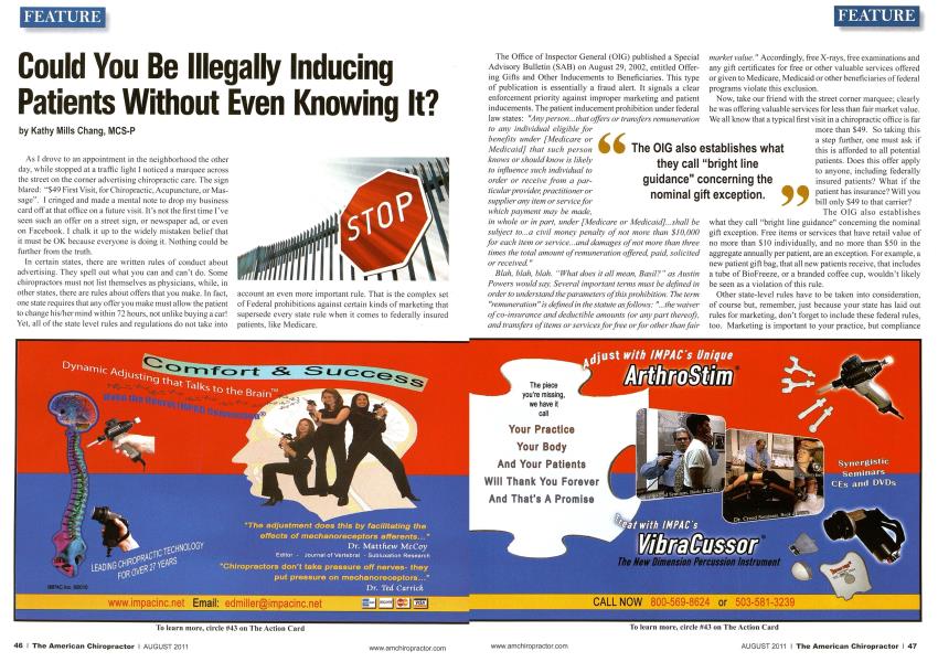 Could You Be Illegally Inducing Patients Without Even Knowing It?