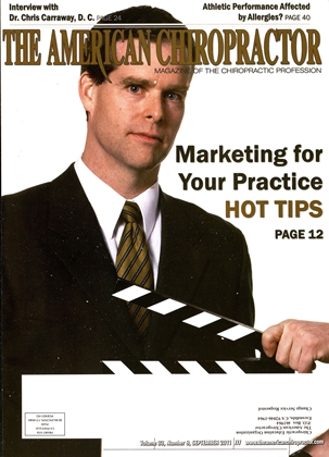 September 2011 | The American Chiropractor
