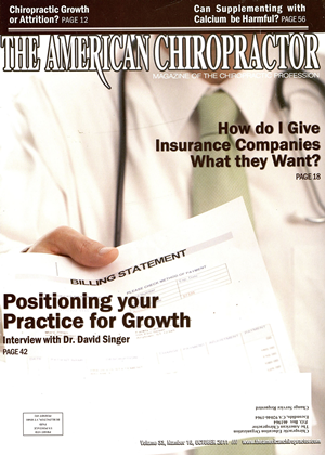 October 2011 | The American Chiropractor