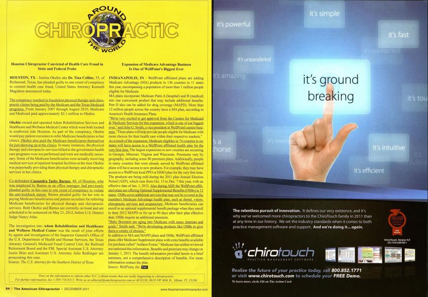 CHIROPRACTIC AROUND THE WORLD