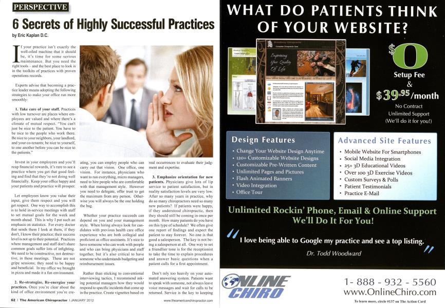 6 Secrets of Highly Successful Practices