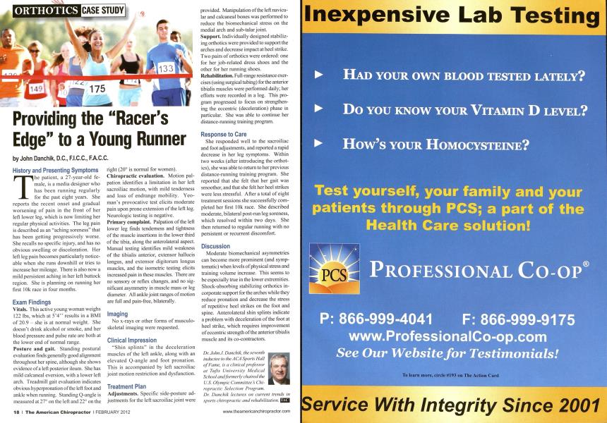 Providing the "Racer's Edge" to a Young Runner