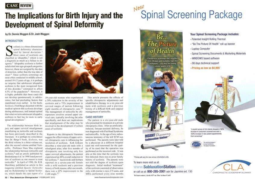 The Implications for Birth Injury and the Development of Spinal Deformity