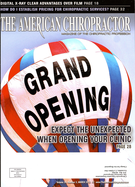 Issue: - March 2012 | The American Chiropractor