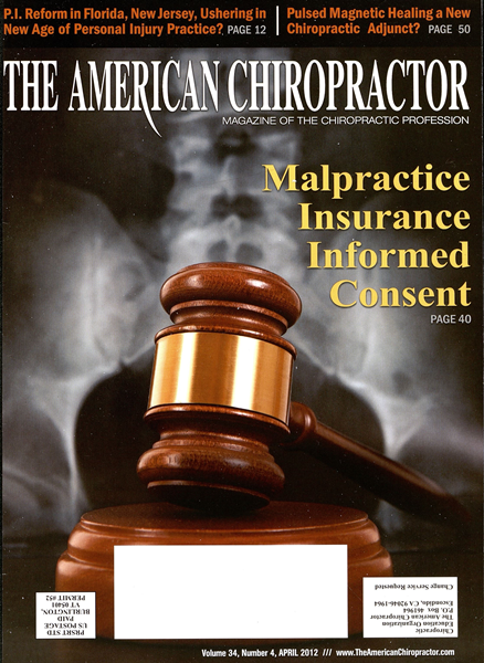 Issue: - April 2012 | The American Chiropractor