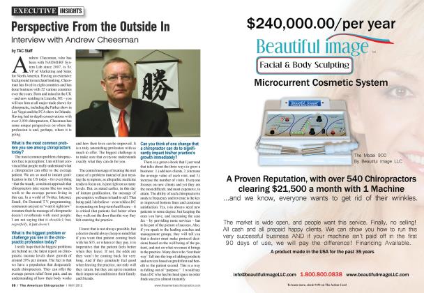 Perspective From the Outside In Interview with Andrew Cheesman