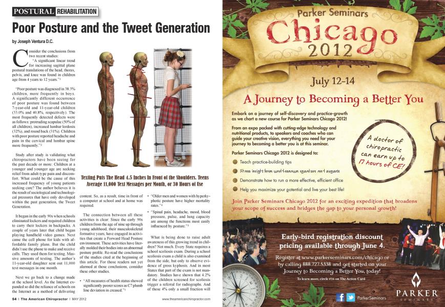 Poor Posture and the Tweet Generation