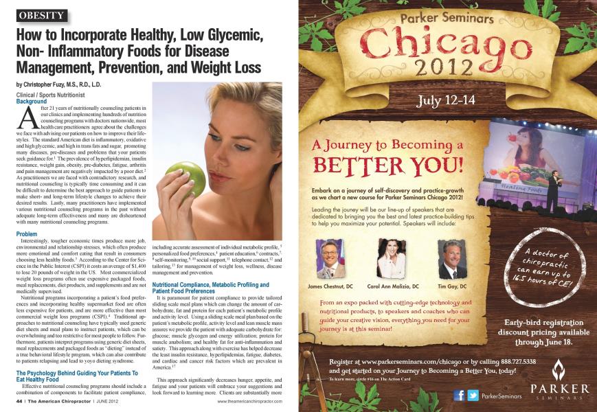 How to Incorporate Healthy, Low Glycemic, Non-Inflammatory Foods for Disease Management, Prevention, and Weight Loss