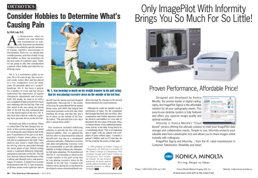 Consider Hobbies to Determine What's Causing Pain