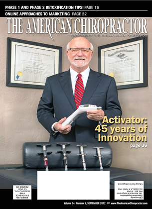 September 2012 | The American Chiropractor