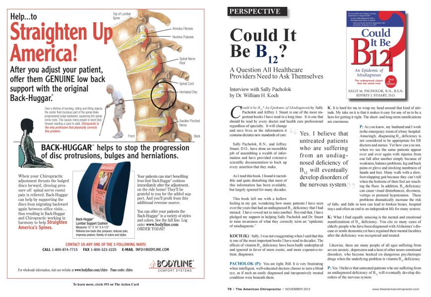 Could It Be B12? A Question All Healthcare Providers Need to Ask Themselves