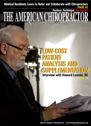 December 2012 | The American Chiropractor