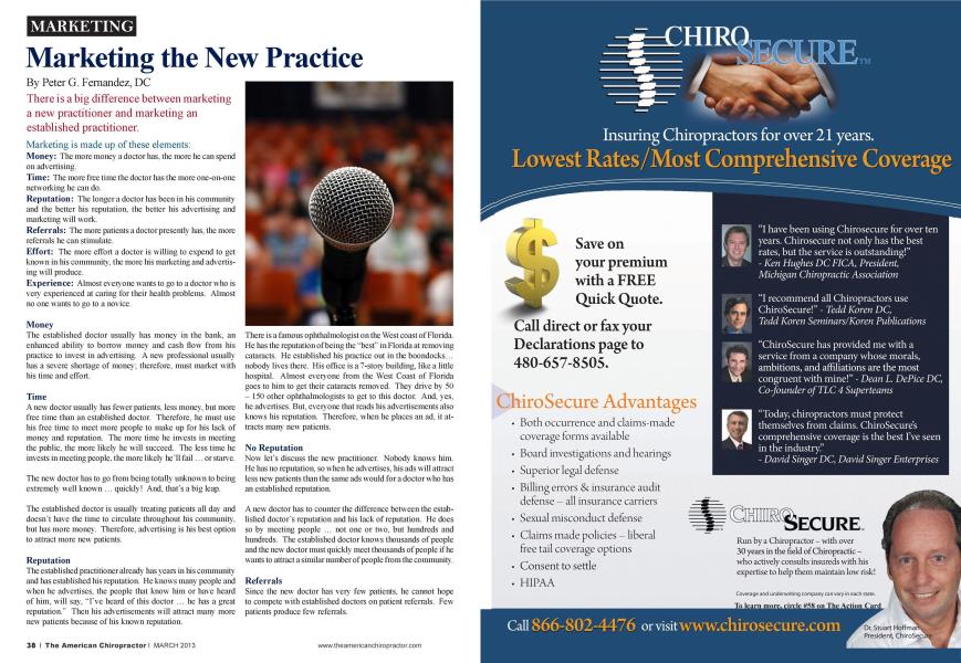 Marketing the New Practice