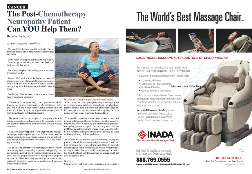 The Post-Chemotherapy Neuropathy Patient -Can YOU Help Them?