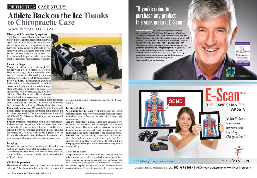 Athlete Back on the Ice Thanks to Chiropractic Care