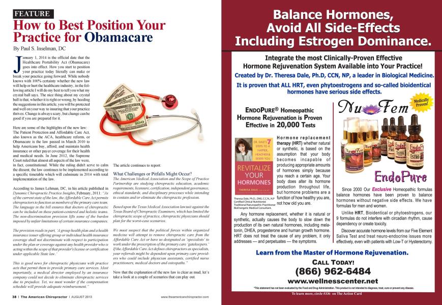 How to Best Position Your Practice for Obamacare
