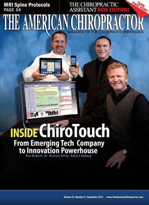 September 2013 | The American Chiropractor
