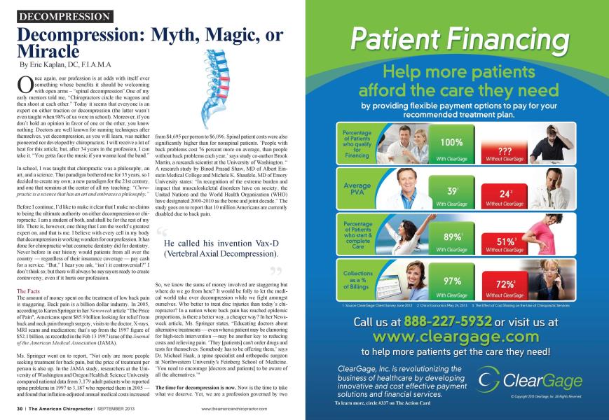 Decompression: Myth, Magic, or Miracle
