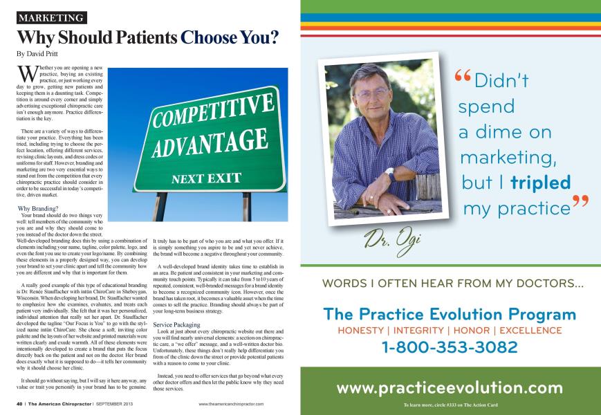 Why Should Patients Choose You?