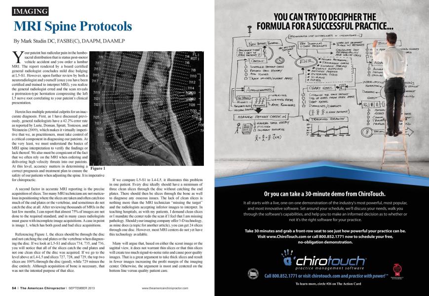 MRI Spine Protocols