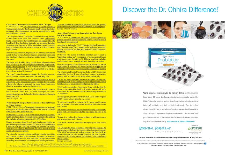 CHIROPRACTIC AROUND THE WORLD