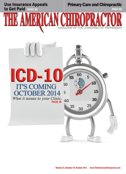 Issue: - October 2013 | The American Chiropractor