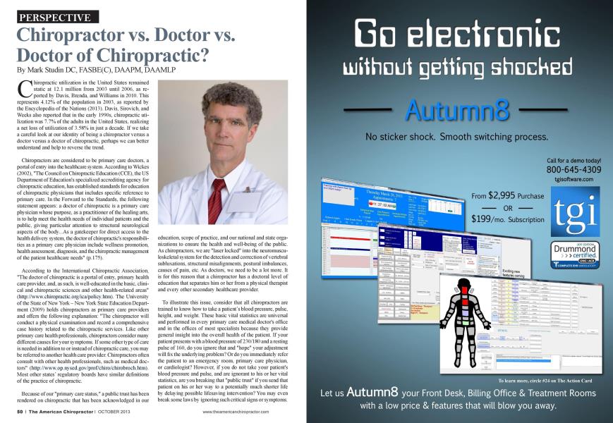 Chiropractor vs. Doctor vs. Doctor of Chiropractic?