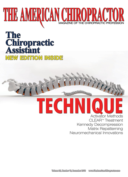 Issue: - December 2013 | The American Chiropractor