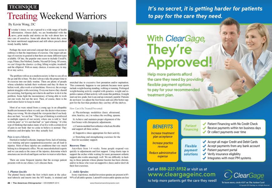 Treating Weekend Warriors