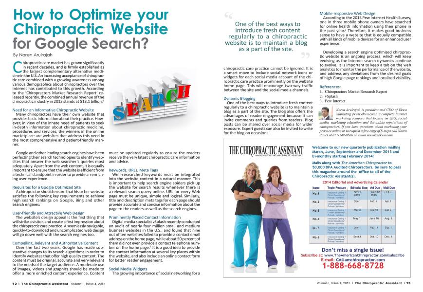 How to Optimize your Chiropractic Website for Google Search?