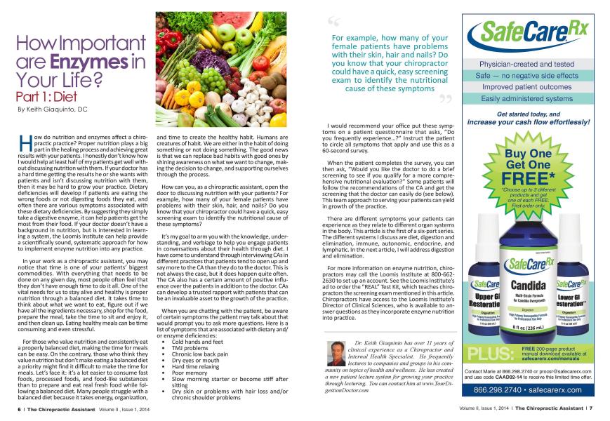 How Important are Enzymes in Your Life? Part 1: Diet