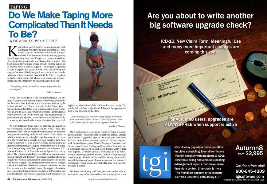 Do We Make Taping More Complicated Than It Needs To Be?