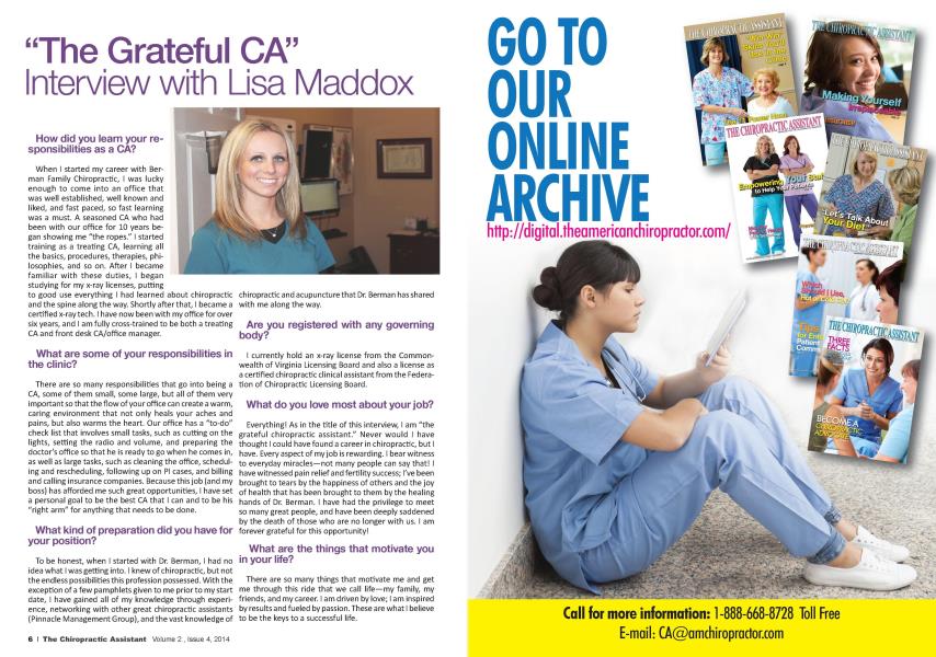 "The Grateful CA" Interview with Lisa Maddox