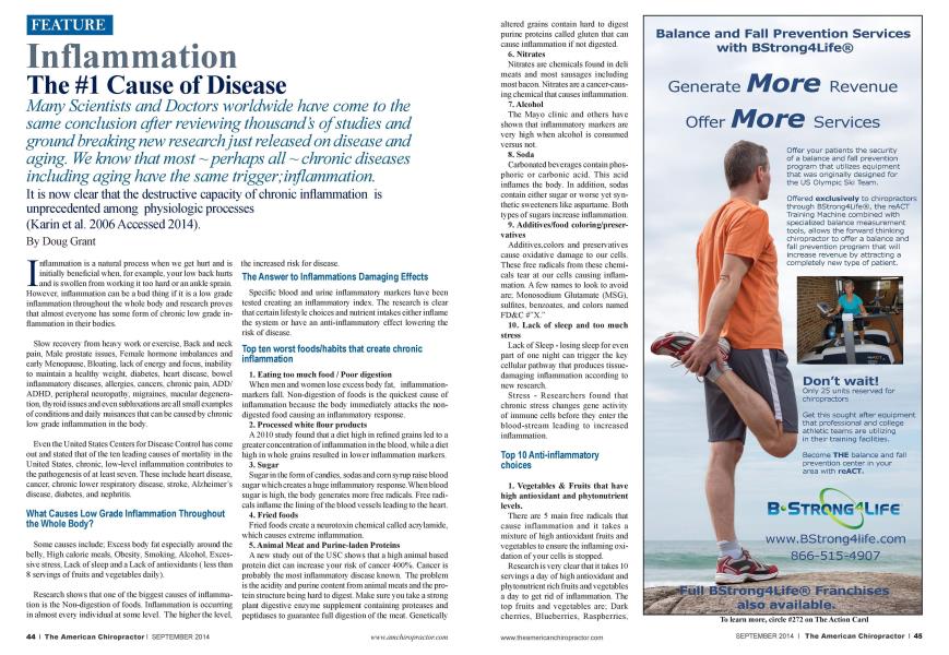 Inflammation The #1 Cause of Disease