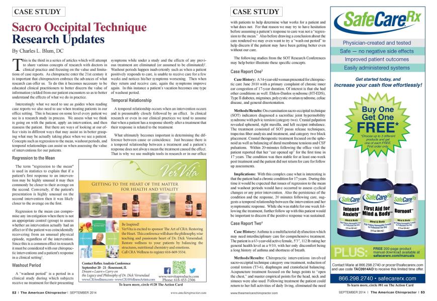 Sacro Occipital Technique Research Updates