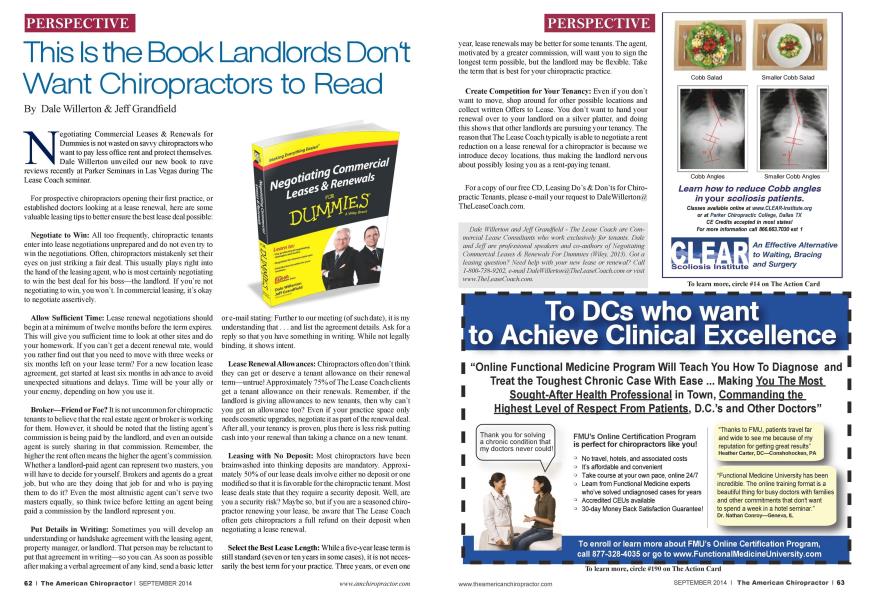 This Is the Book Landlords Don't Want Chiropractors to Read