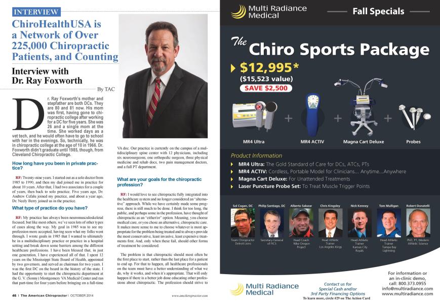 ChiroHealth USA is a Network of Over 225,000 Chiropractic Patients, and Counting