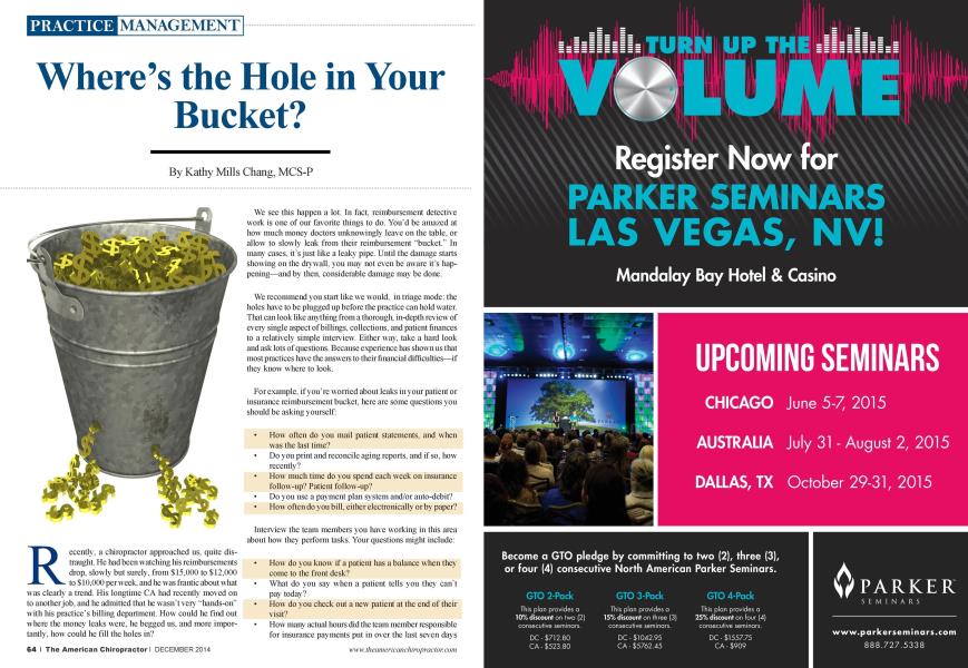 Where's the Hole in Your Bucket?