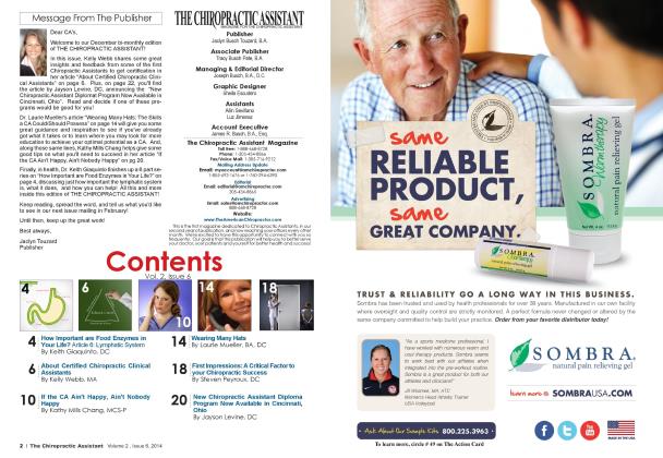 Message From The Publisher