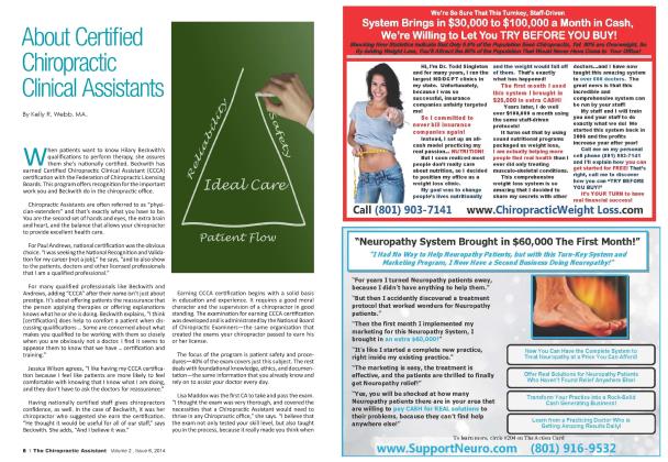 About Certified Chiropractic Clinical Assistants