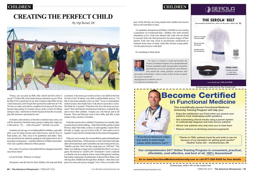 CREATING THE PERFECT CHILD