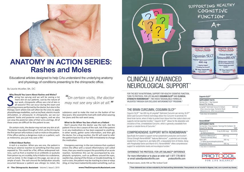 ANATOMY IN ACTION SERIES: Rashes and Moles