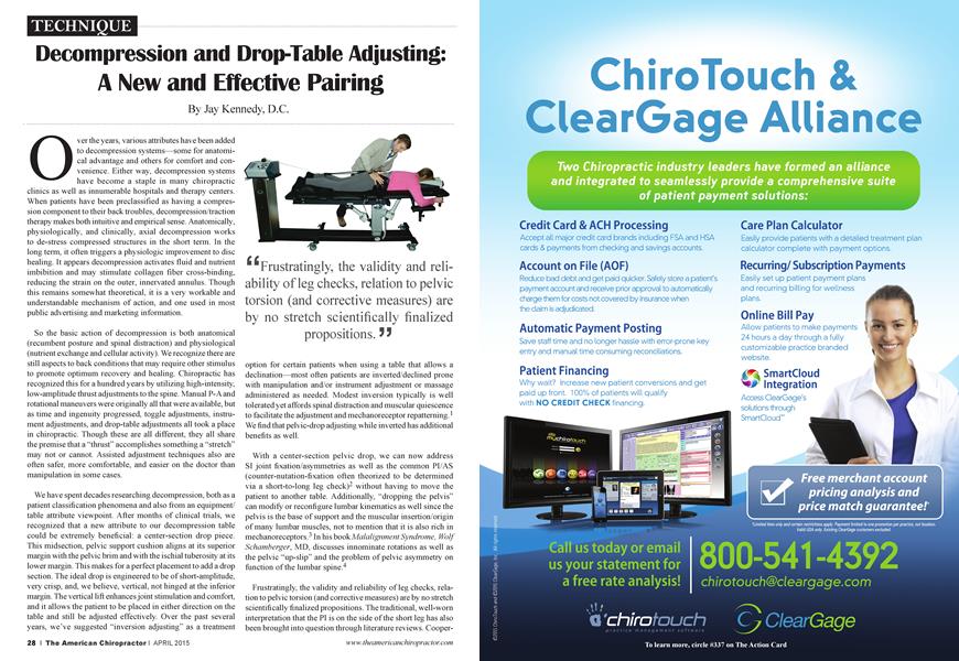 Decompression and Drop-Table Adjusting: A New and Effective Pairing